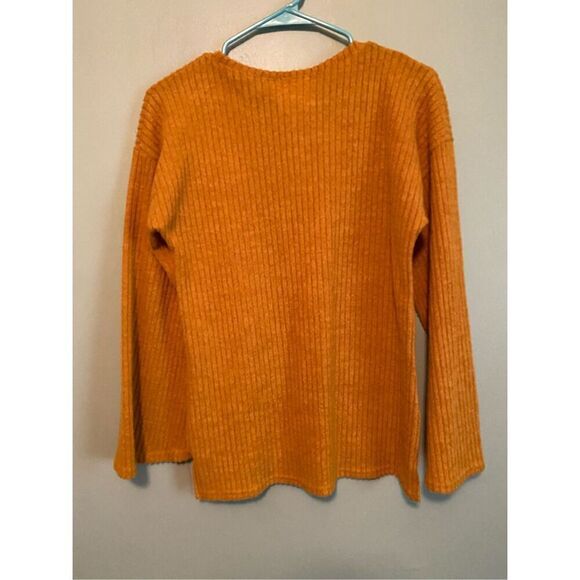 Cotton Rye Outfitters Long Sleeve Crew Neck Bell Sleeve Sweater Size Large - Picture 5 of 5